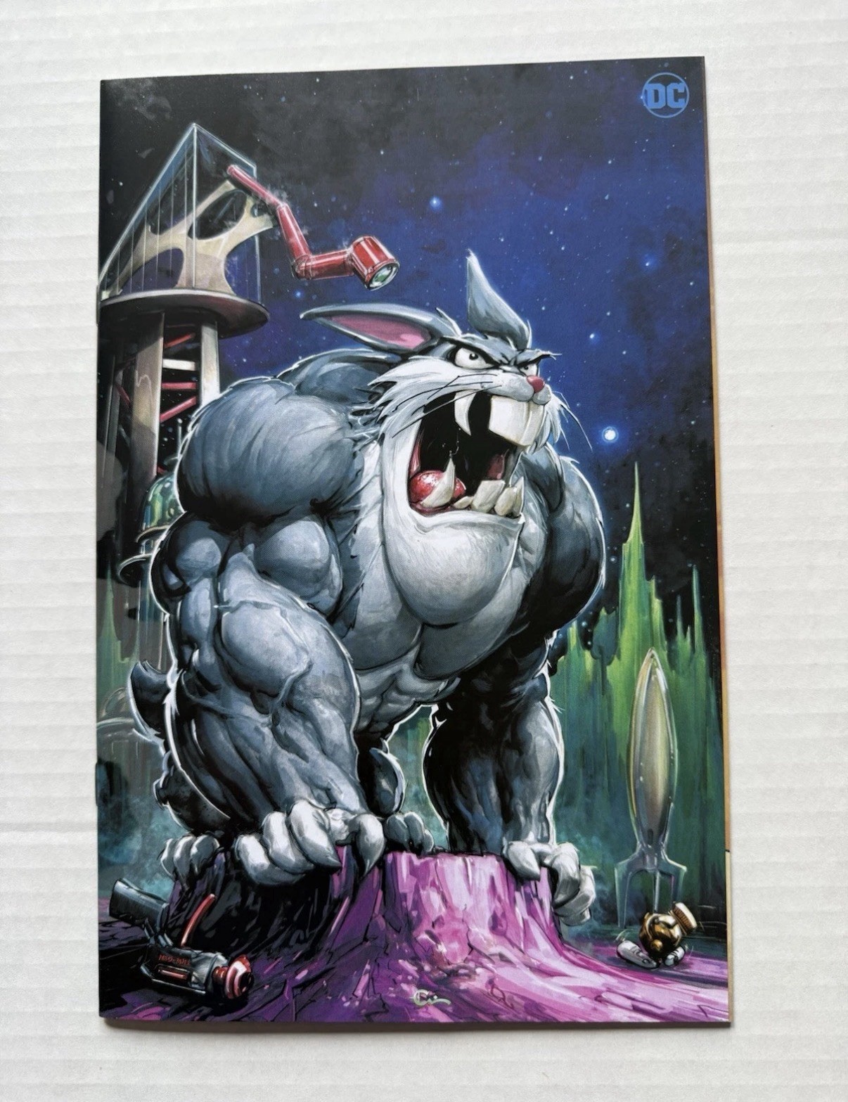 LOONEY TUNES #280 CLAYTON CRAIN VIRGIN EXCLUSIVE HERMUNCULOUS BUNNY LTD /400