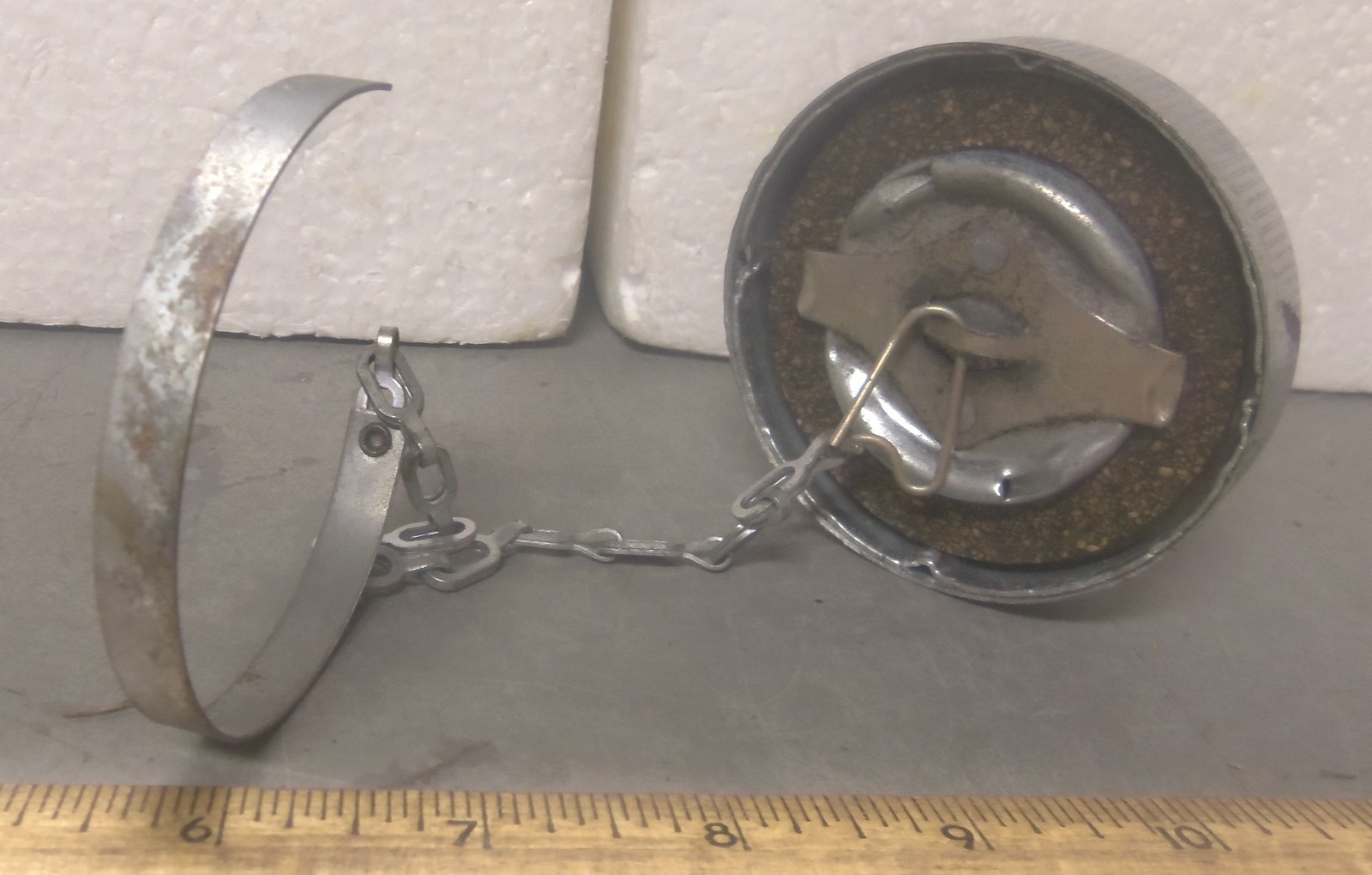 Filler Opening Cap Assembly with Chain (NOS)