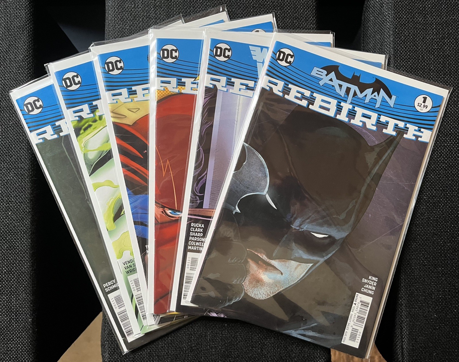 Batman Superman Green Lanterns Green Arrow WonderWoman Flash #1 Rebirth 6 issues