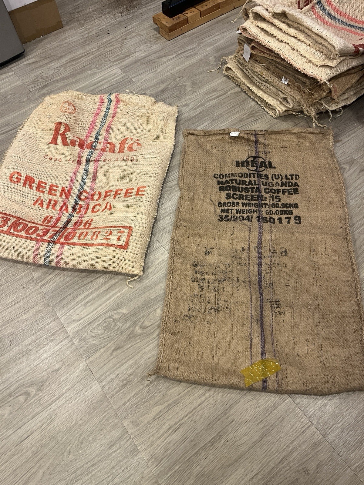 Jute Coffee Sacks assorted 35 available