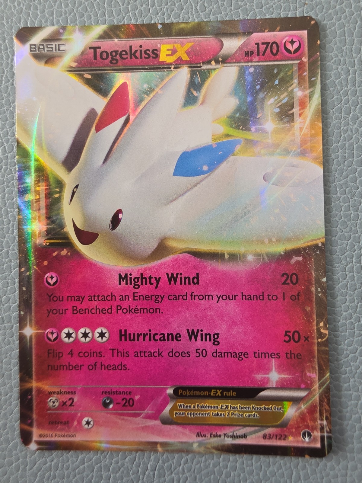 Pokémon TCG Togekiss-Ex Holo Rare Card Breakpoint 83/122 NM