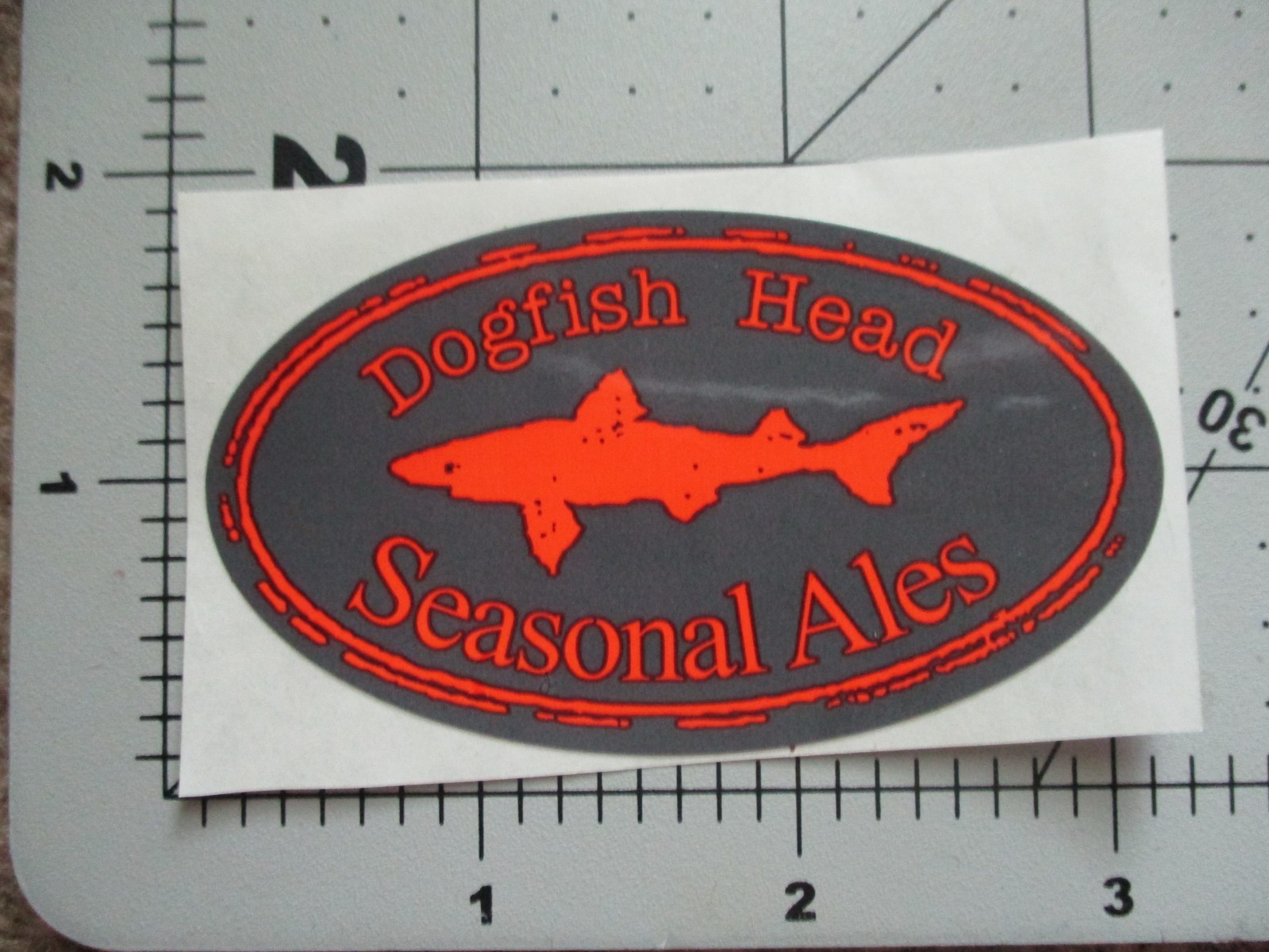DOGFISH HEAD Seasonal Ales tap STICKER decal craft beer dog fish brewery U