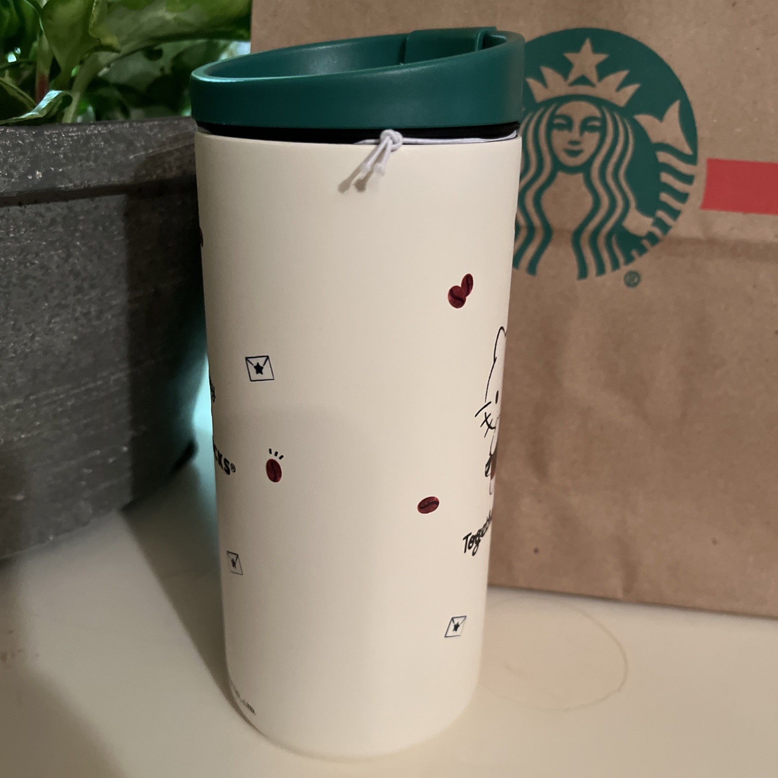 STARBUCKS HELLO KITTY STAINLESS STEEL TUMBLER 12 FL. OZ. 2025 NEW