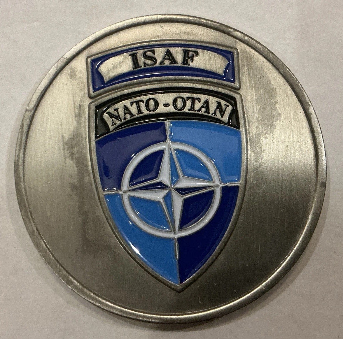 NATO OTAN Afghanistan Operations Kandahar Kabul Jalalabad ISAF Coin New F1