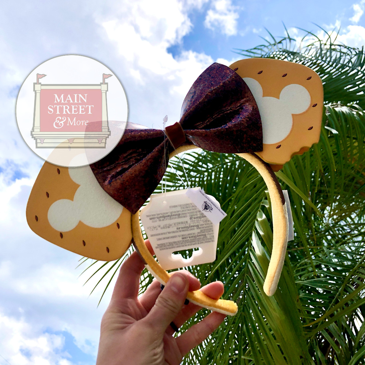 Disney Parks Eats Collection S’mores Minnie Ears Headband – NEW
