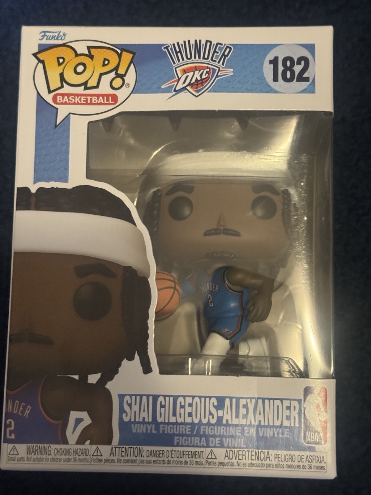 Shai Gilgeous-Alexander (Oklahoma City Thunder) NBA Funko Pop! With Protector