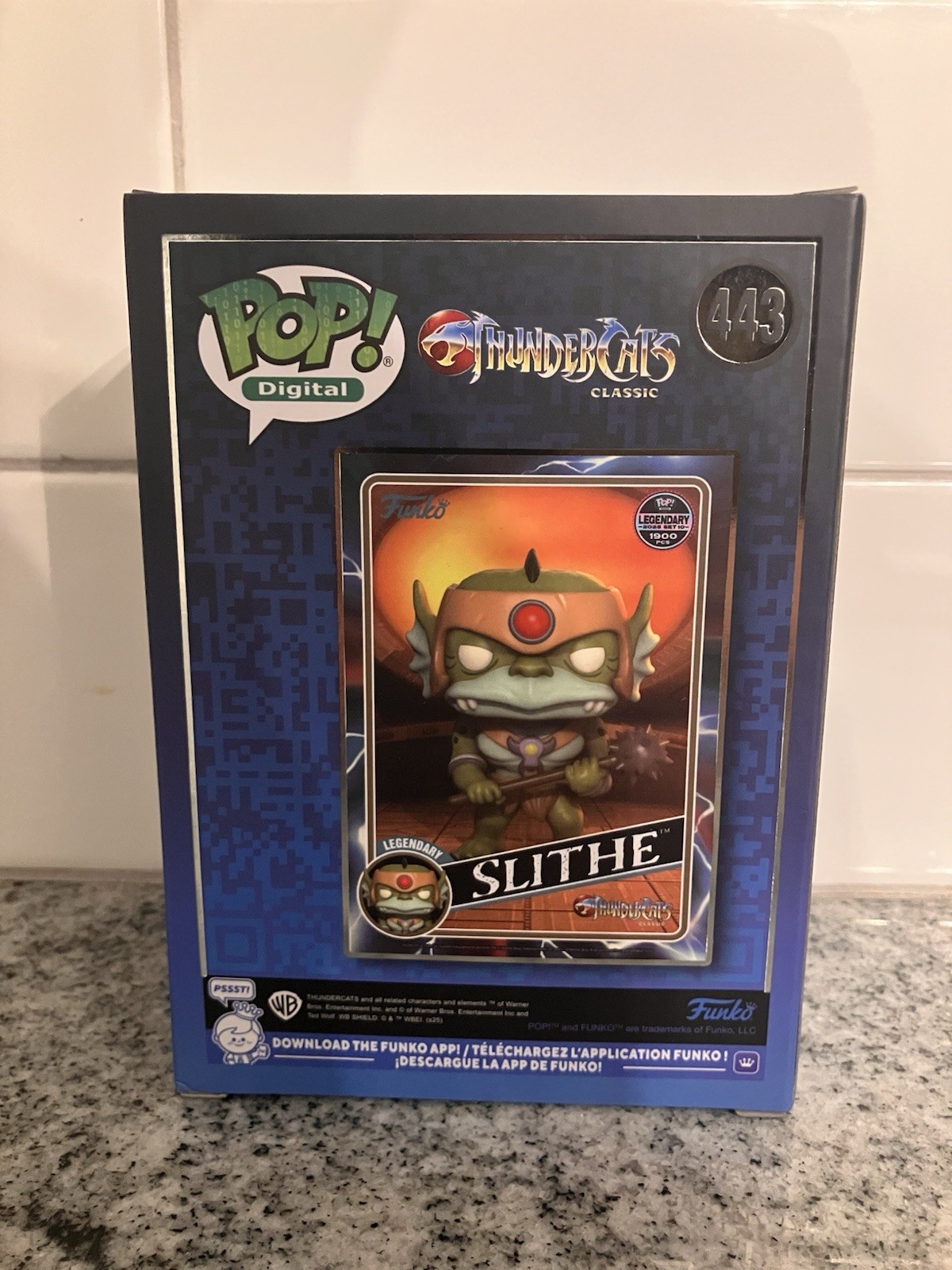 Funko Pop! Digital Slithe Thundercats #443 Legendary LE 1603 Pcs