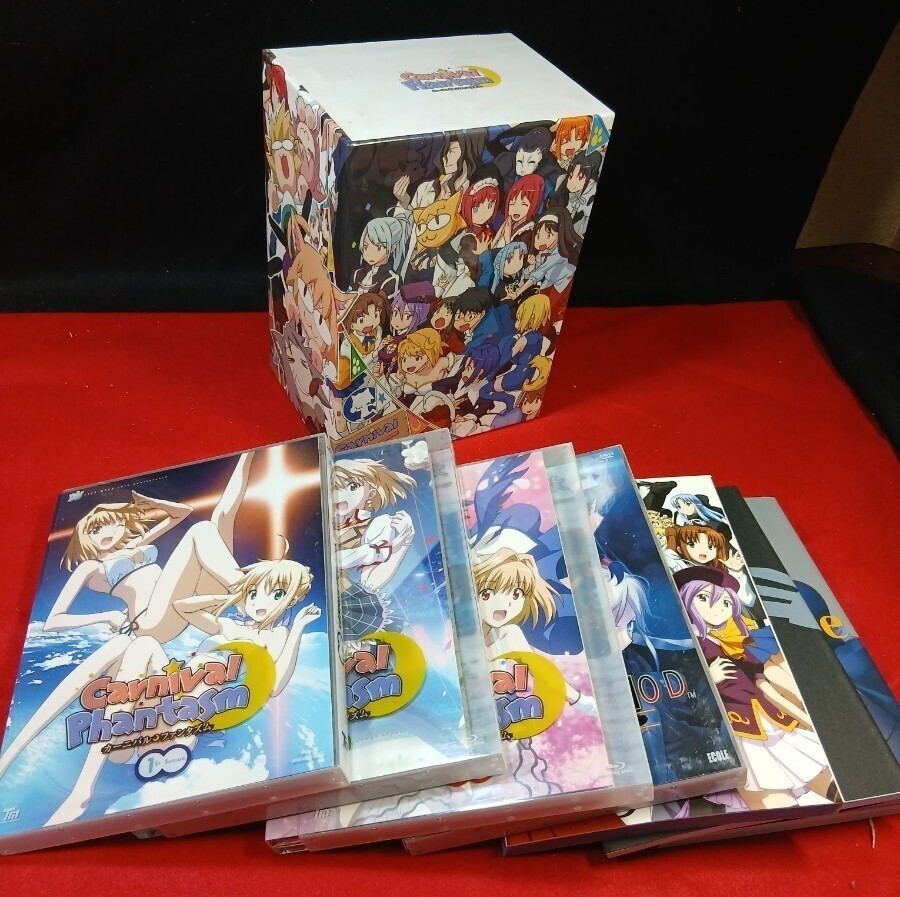 Carnival Phantasm Blu-Ray Vol.1-3 Set First Limited Edition Art Book TYPE-MOON