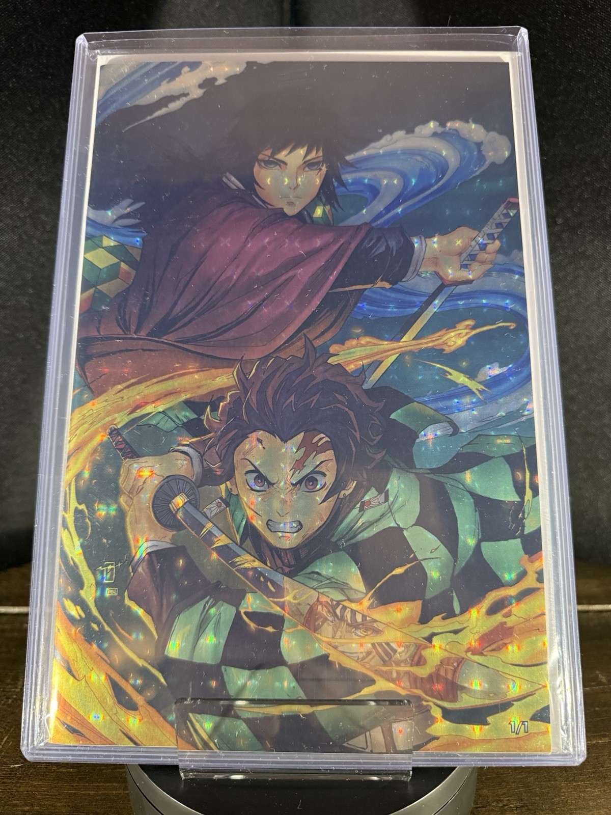 NYCC 2025 FAME: KOYOHARU GOTOUGE “Demon Slayer” URIBE 1/1 2d3d Foil