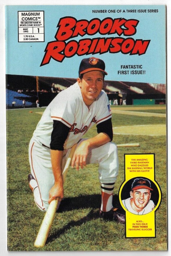 Brooks Robinson 1 VF/NM 1992 Magnum Comics Orioles great