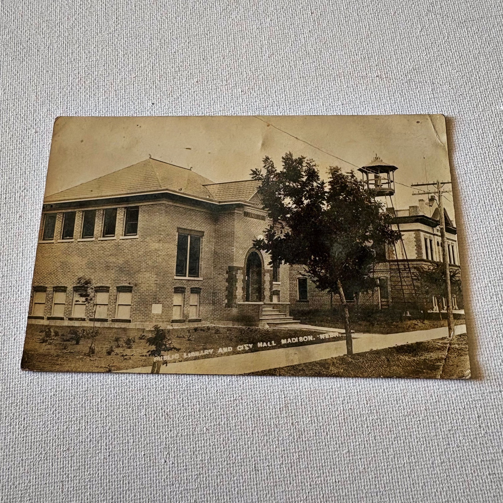 Vtg Topographical Post Cards Posted 1900s Nebraska WVA Washington Russia Canada