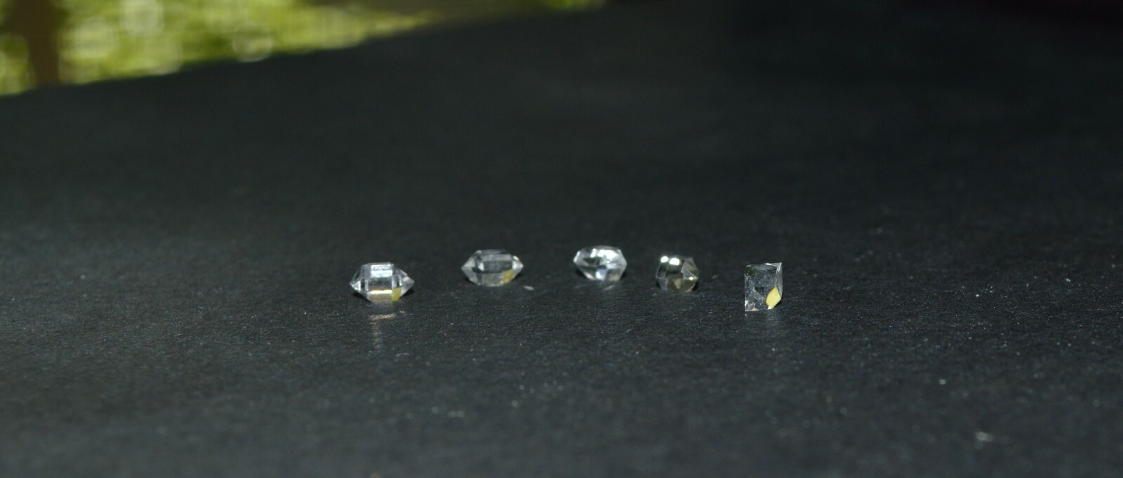Herkimer Quartz, Eye Clean Herkimer Diamonds 1 lot of 5 crystals