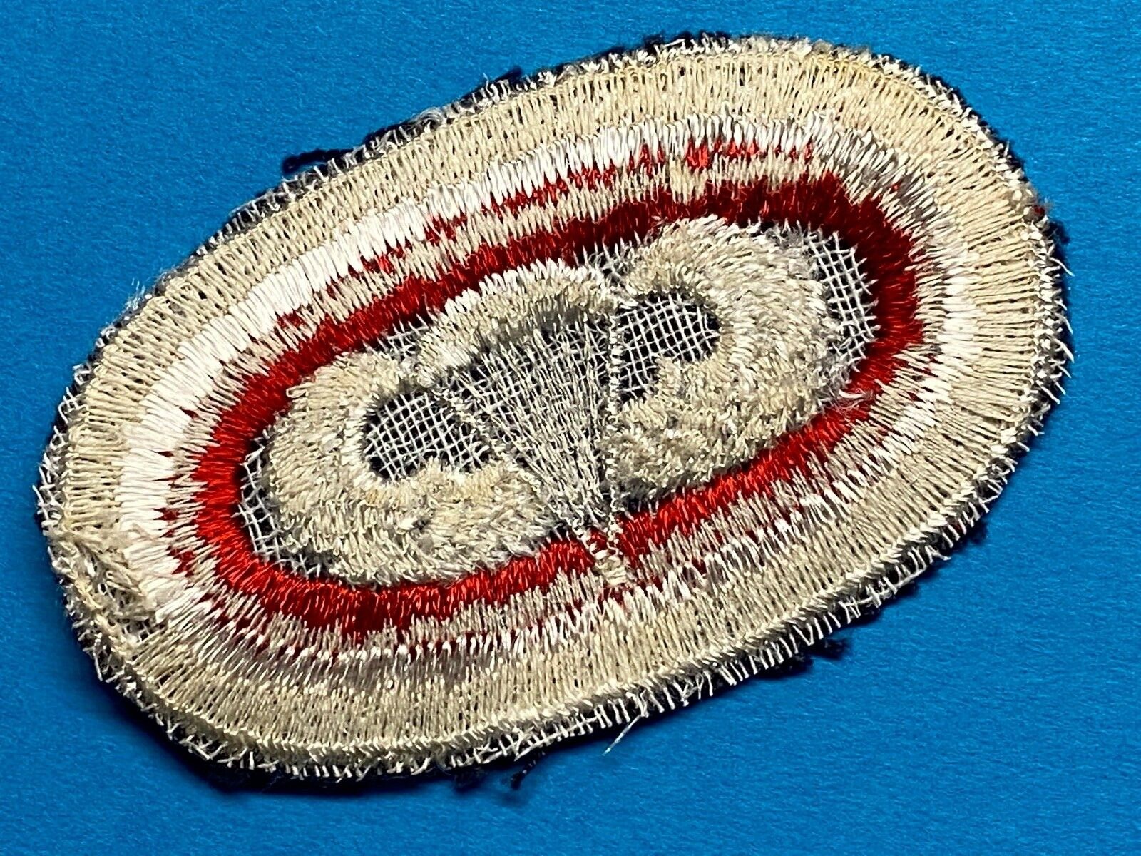 AIRBORNE COMMAND, AIRBORNE, PARA OVAL, CUT EDGED, GAUZE BACKING