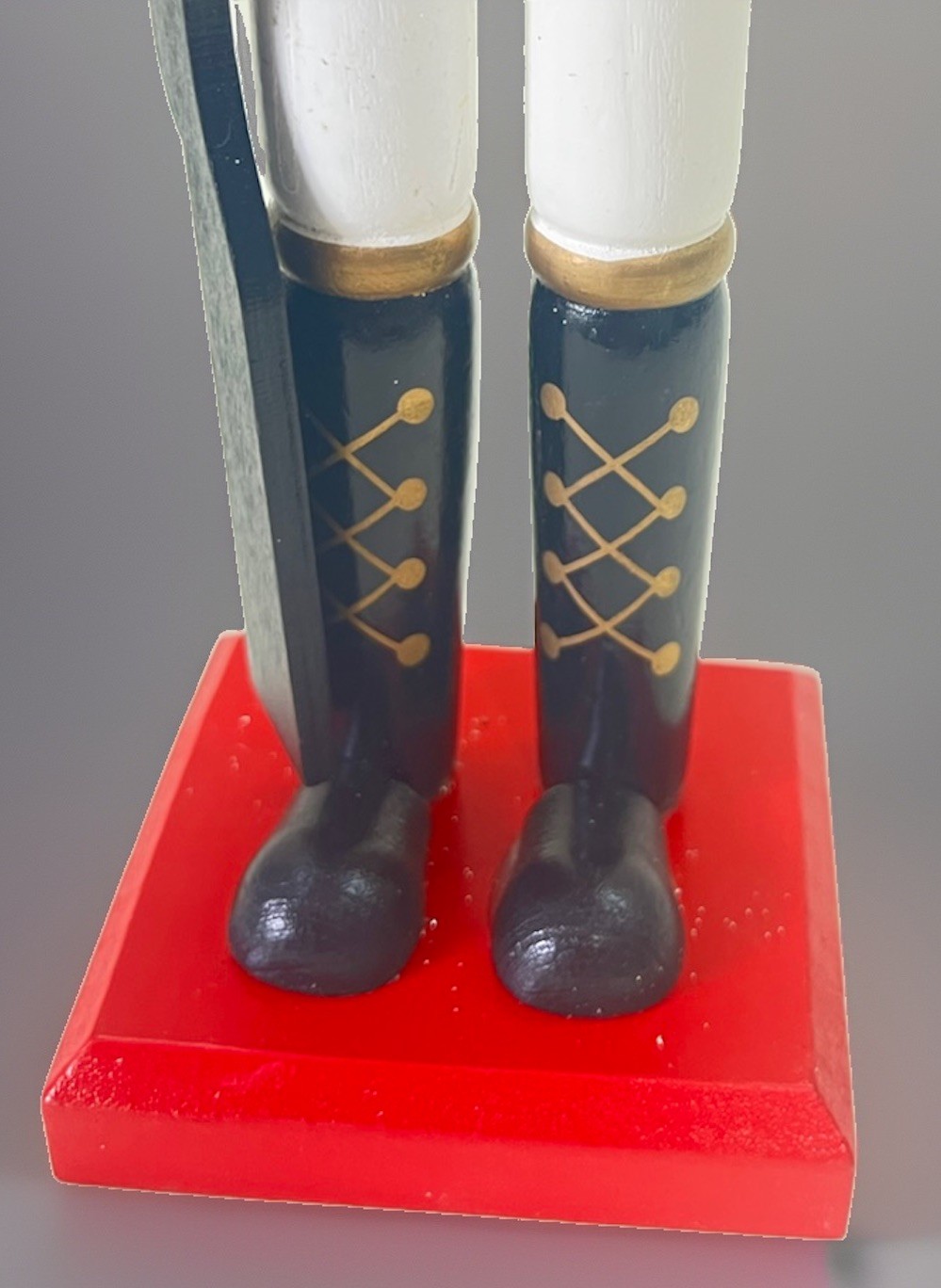 Nutcracker Wood Soldier 15” Blue Coat Soldier W/ Rifle Holiday Decor Decoration