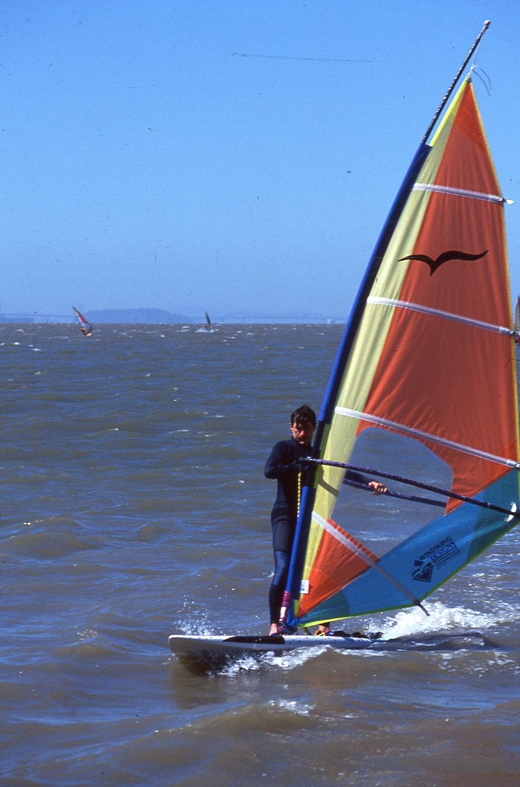 35 MM Color Slides Pro Photo Man People windsurfing Sports Water 1991 #19