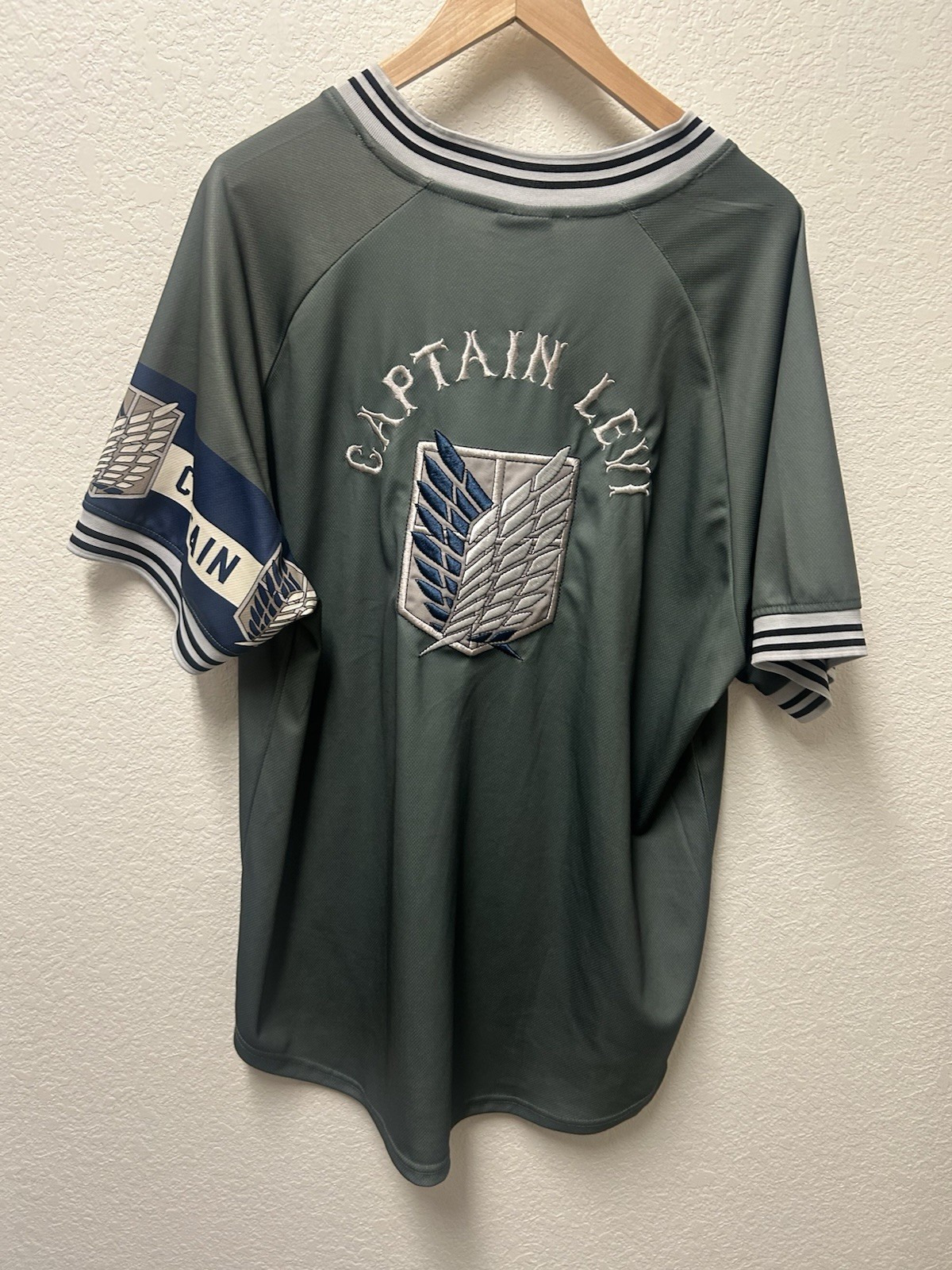 Attack On Titan Captain Levi Jersey Box Lunch. Size 2xl