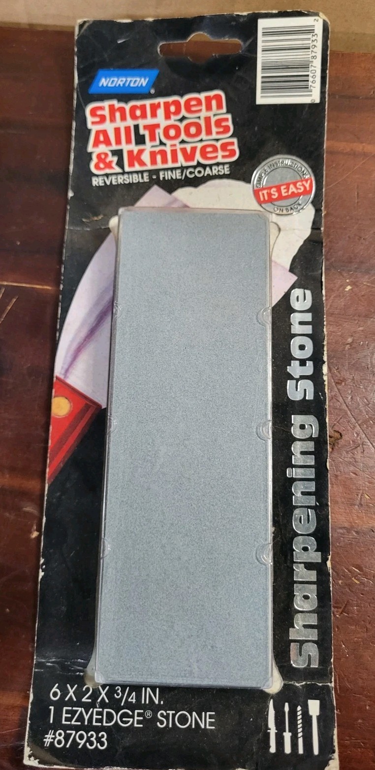 Norton Coarse / Fine Sharpening Stone NOS & Sharpening Stone Oil New Old Stock