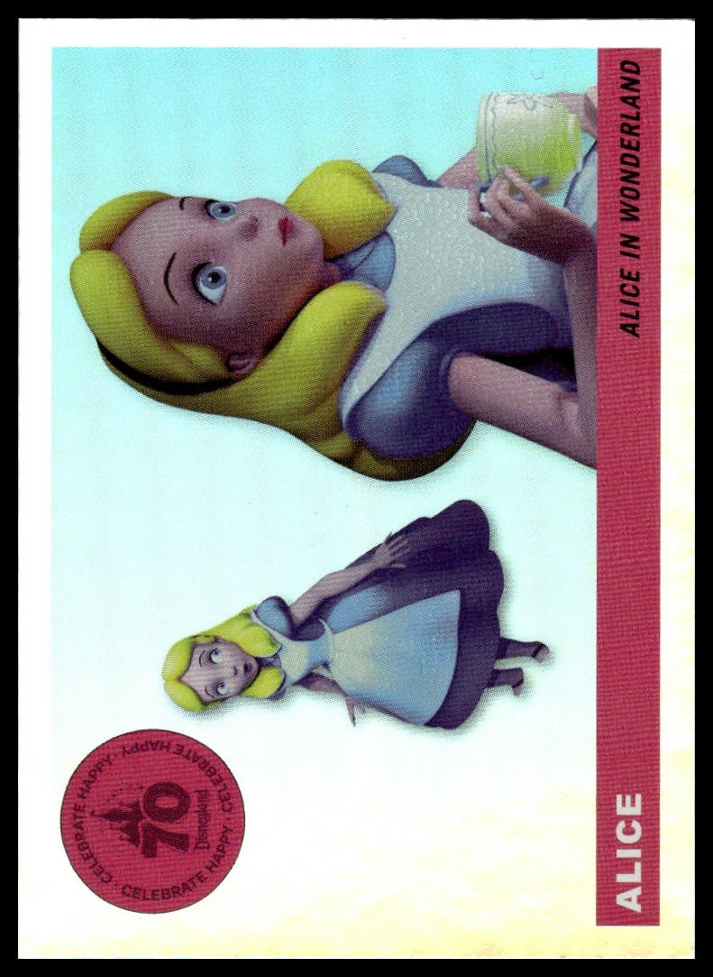 2025 Topps Disneyland 70th Anniversary #T55-25 Alice 1955 Topps Disneyland Icons