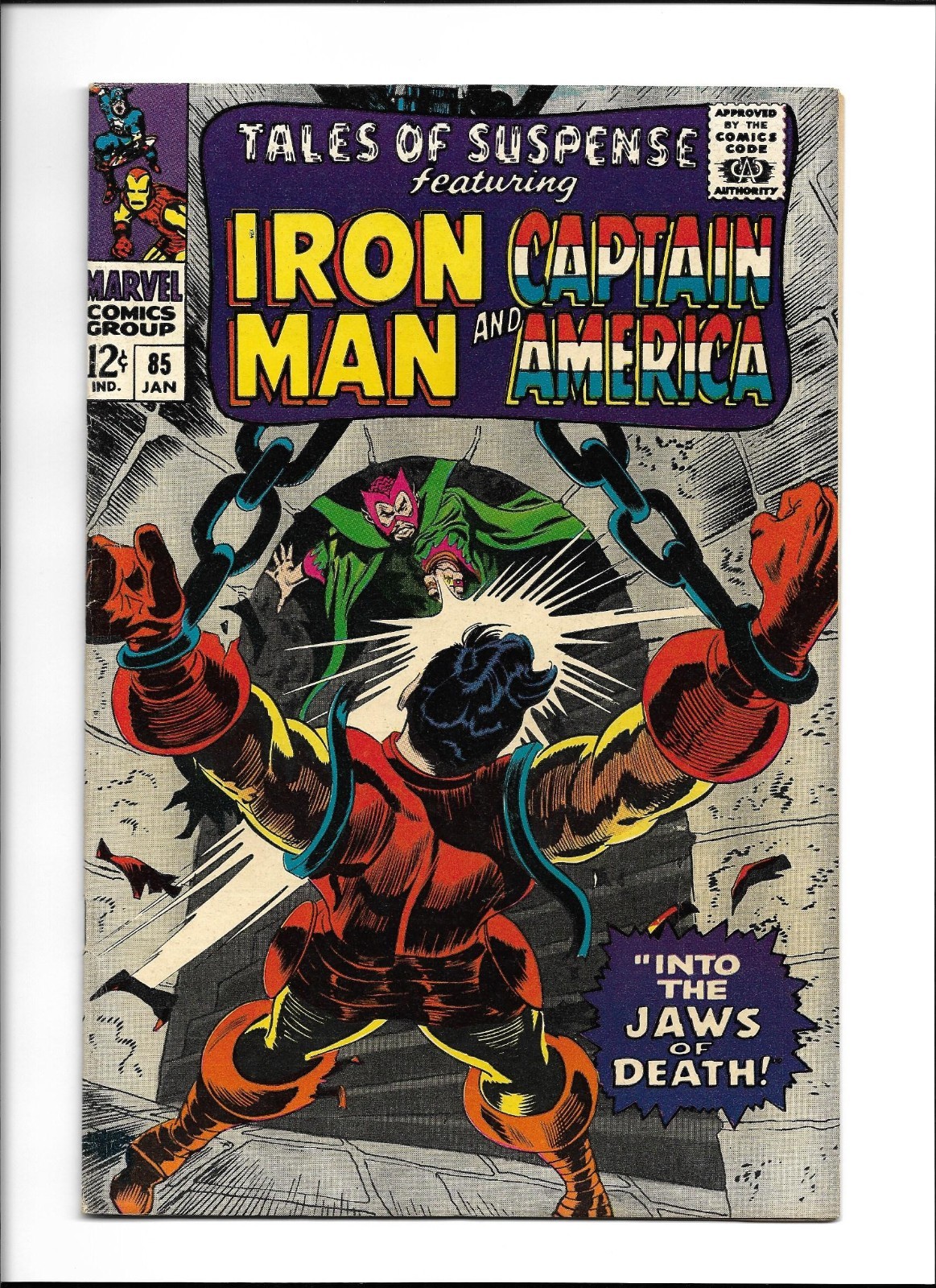 Tales of Suspense 85 86 Iron Man Cap America Mandarin Batroc Agent 13 Hap Hogan