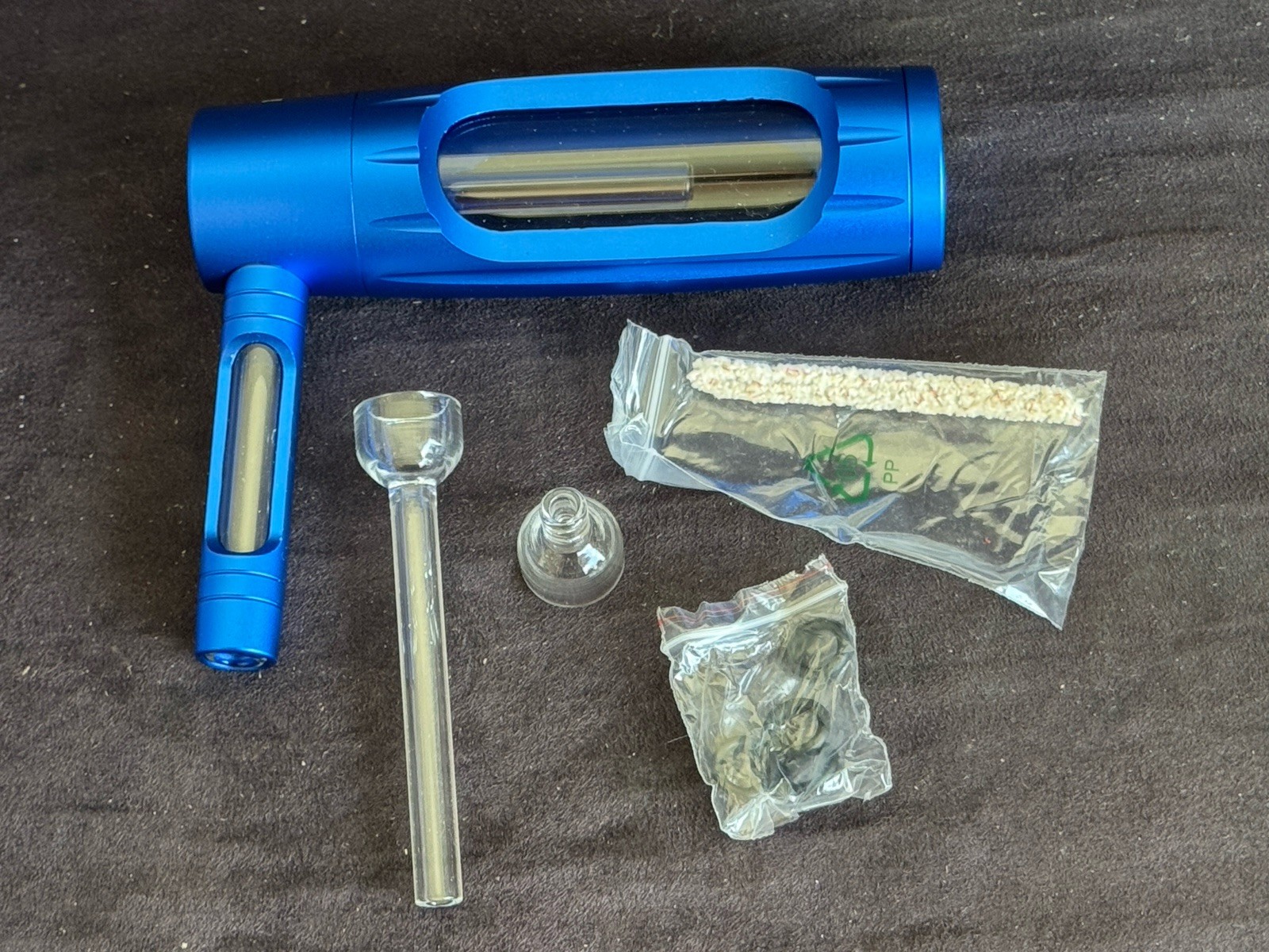 Zenpuff Water Bong – Blue – With Extras NEW!
