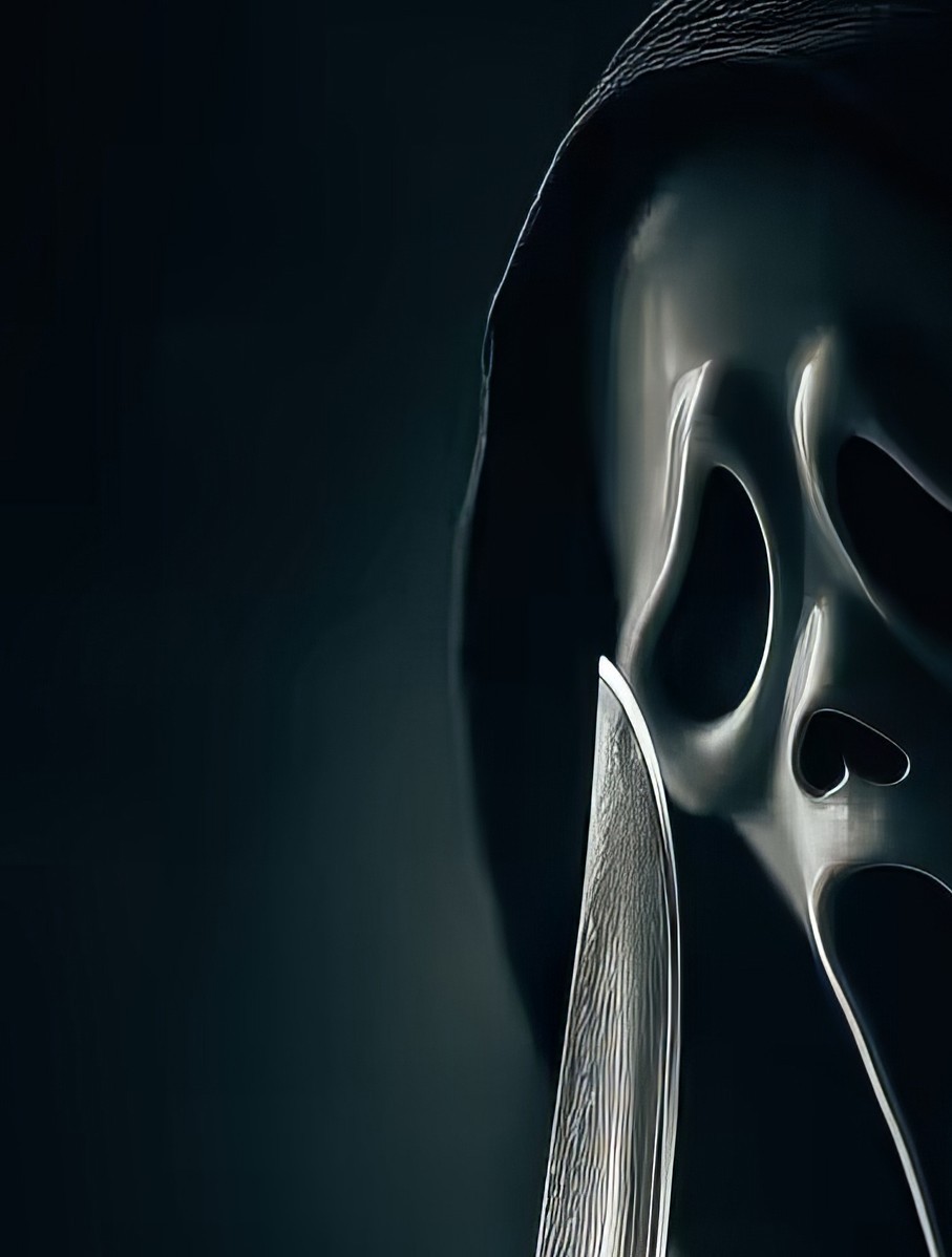 Ghostface Scream Killer Ghost Mask Knife Slasher Horror Movie Poster Print Art