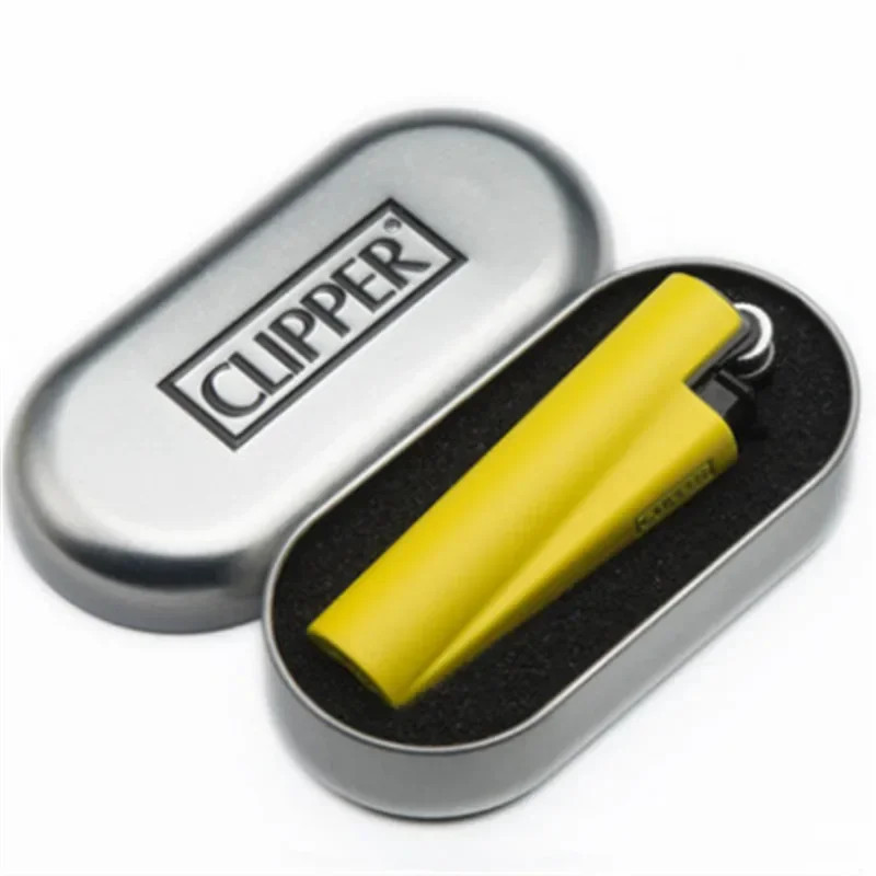 Clipper Metal Grinding Wheel Flame Ignition Gas Lighter Portable Mini Pocket