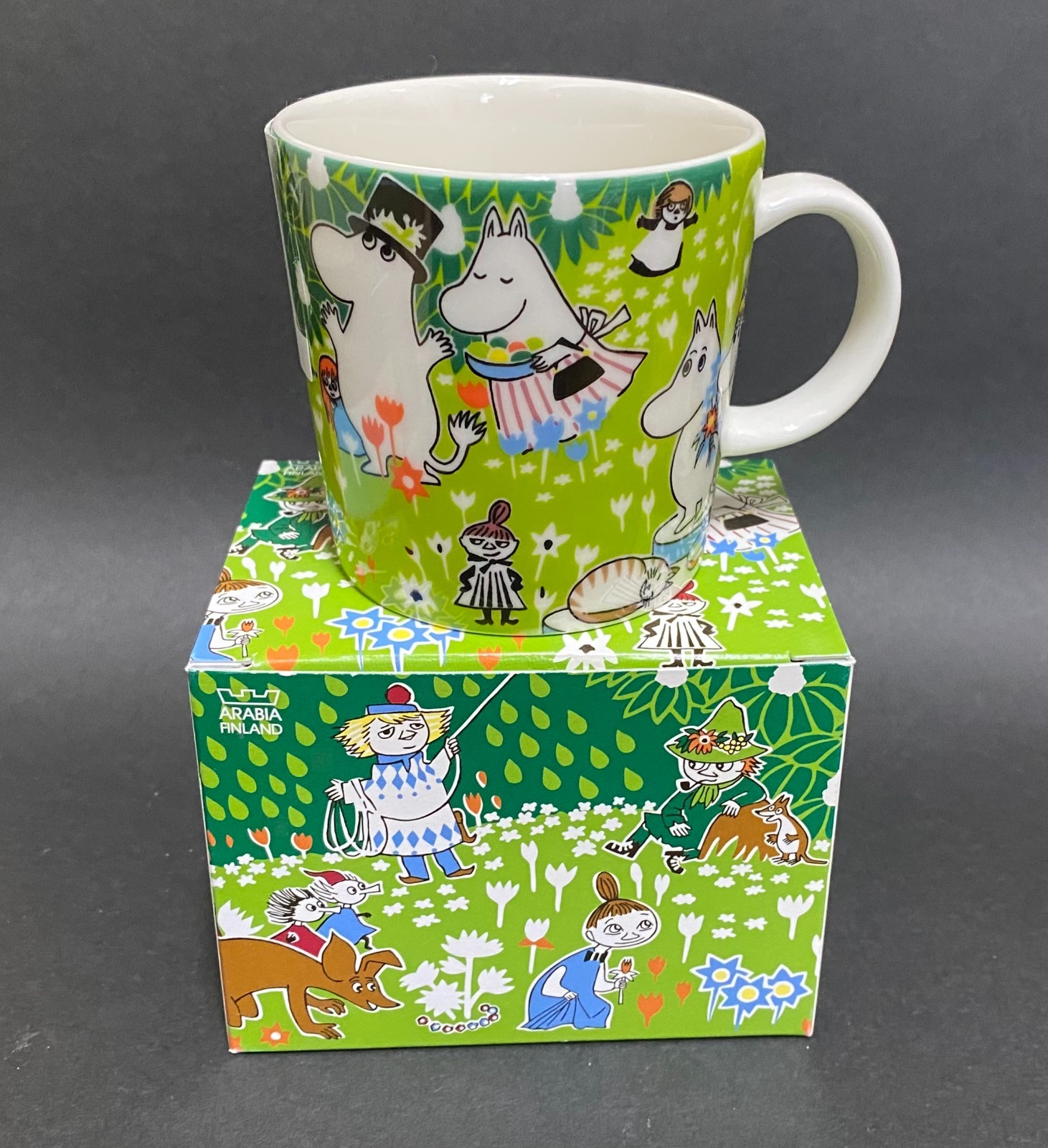 Arabia Moomin Mug, Tove Jansson 100th anniversary of Birth memorial Mug, NEW!!