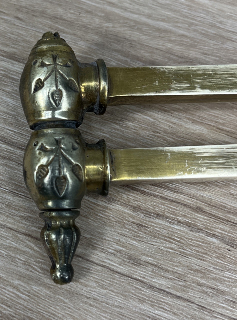 Antique Solid Brass Gas Light/Lamp Flexible Swing Arm Salvage Part