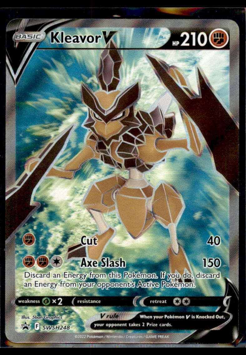Kleavor V (Full Art) Promo SWSH: Sword & Shield Promo Cards SWSH248 NM