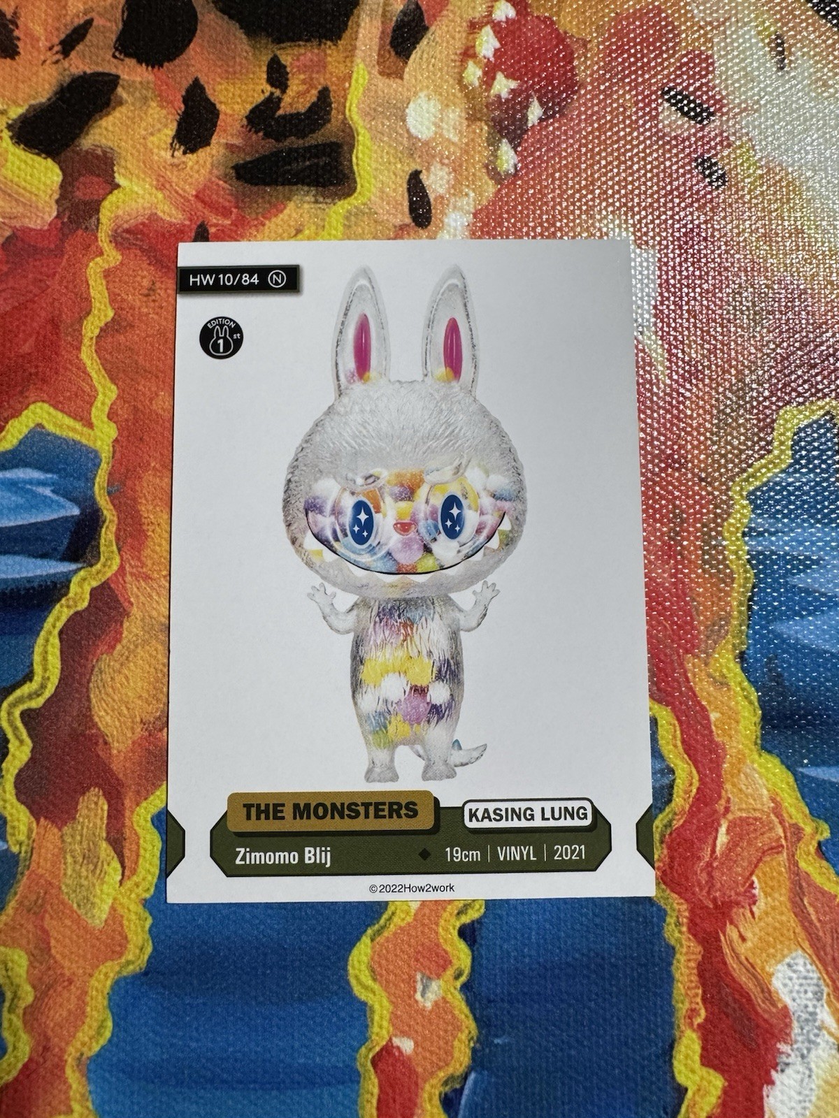 Series 1 How2Work THE MONSTERS Trading Card ZIMOMO BLIJ 10/84 N