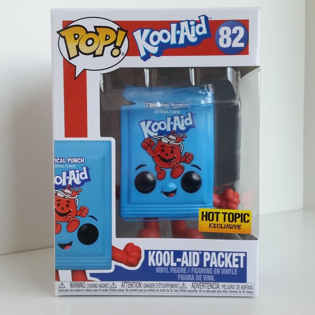 Funko Pop Kool-Aid Packet Tropical Punch 82 Vinyl Figure Hot Topic Exclusive New