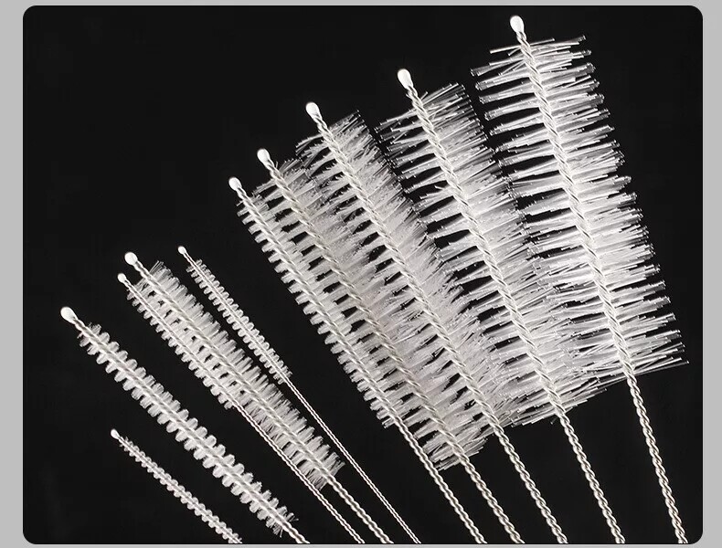 10x Nylon Stainless Steel Pipe Cleaners Brush Smoking Tobacco Pipe Cleaning Tool