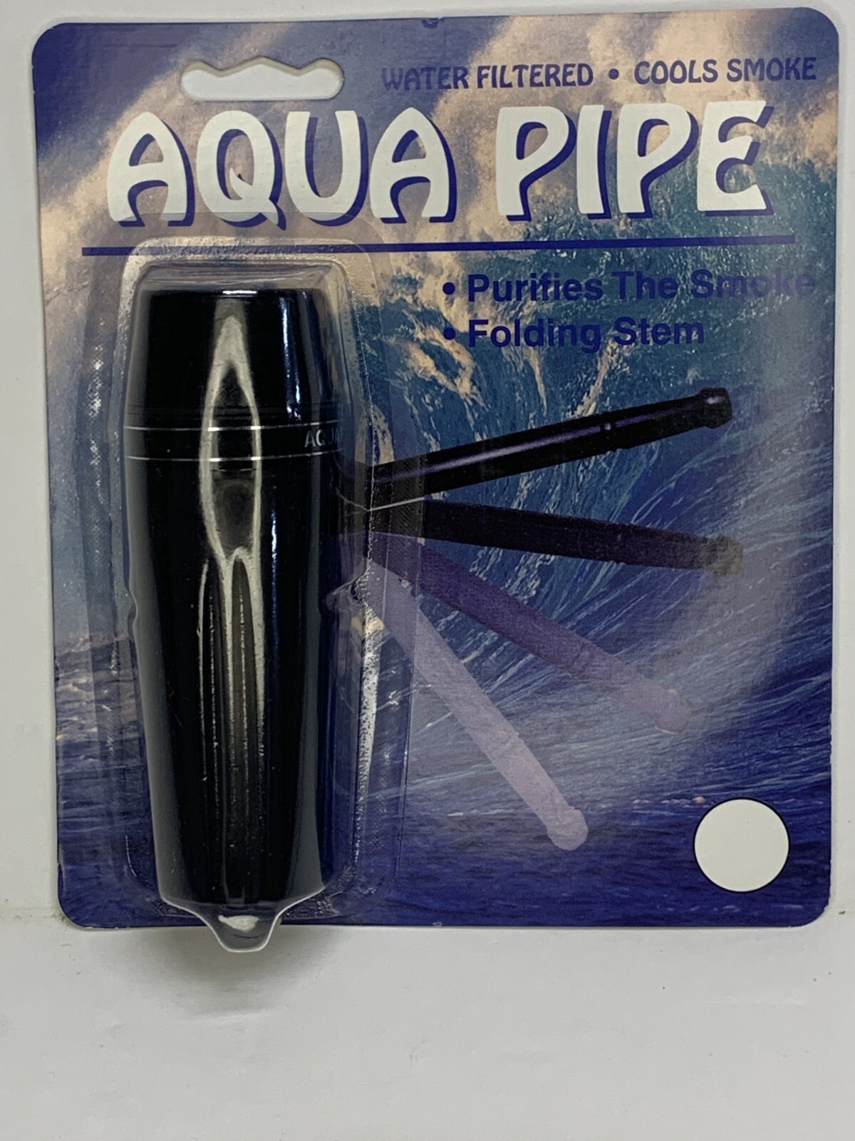 BLACK 4″ AQUA PIPE Waterpipe Original Portable COMES WITH FREE PIPE SCREENS!