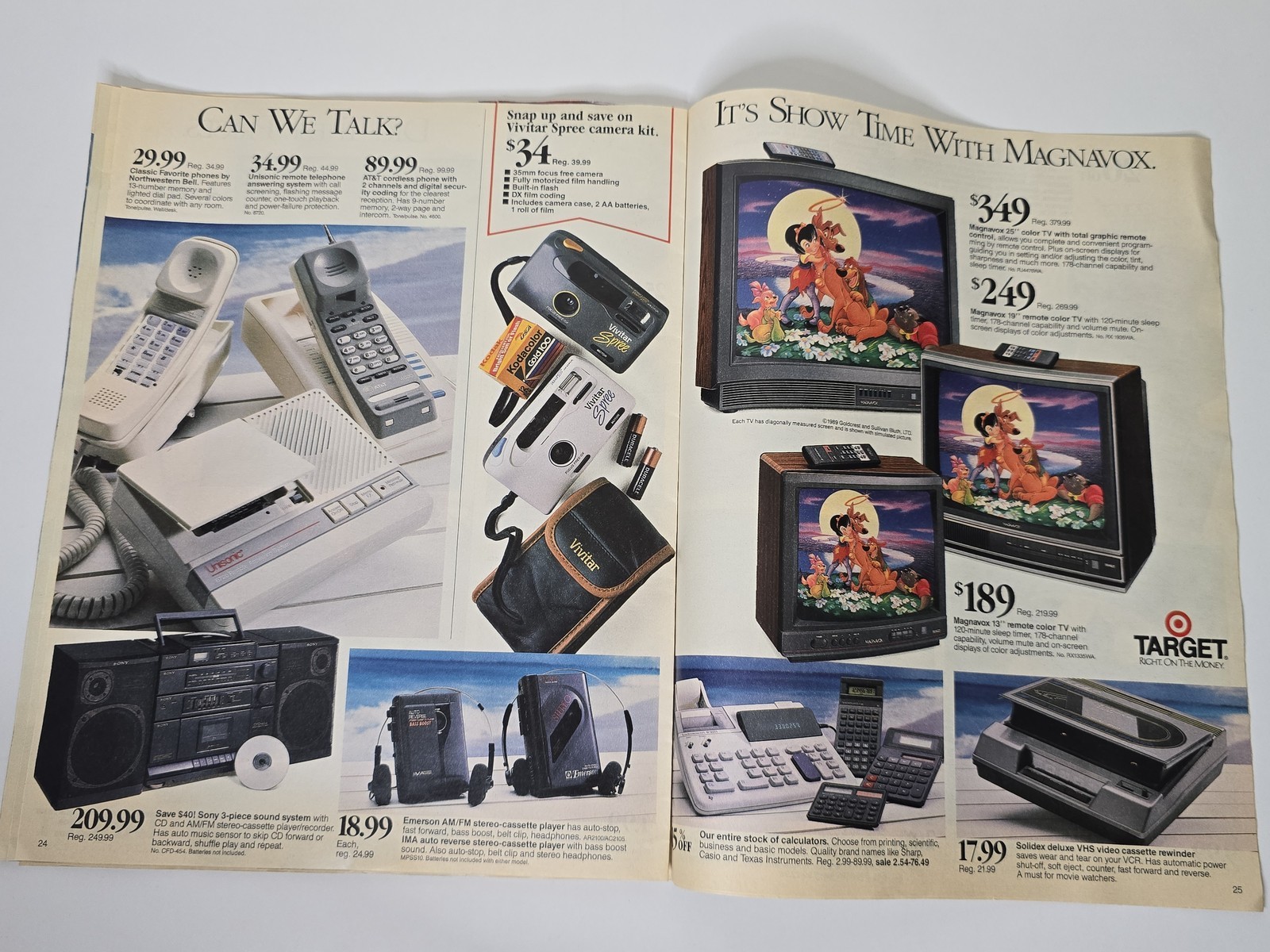 1990 Target Back to School Circular NFL Dick Tracy Electronics 27 Pages Ad