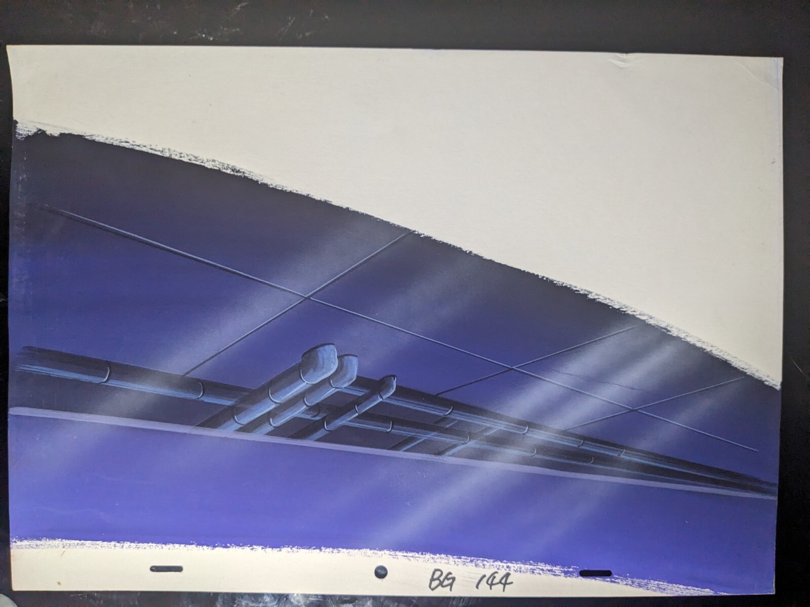 Animation Cel Background Production Art Vintage cartoons Disney Marvel Lot BG31