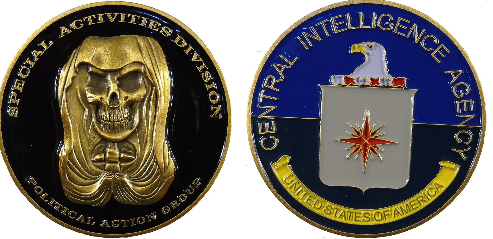 CIA Special Activities Division Political Action Group Challenge Coin 2.0″ 119
