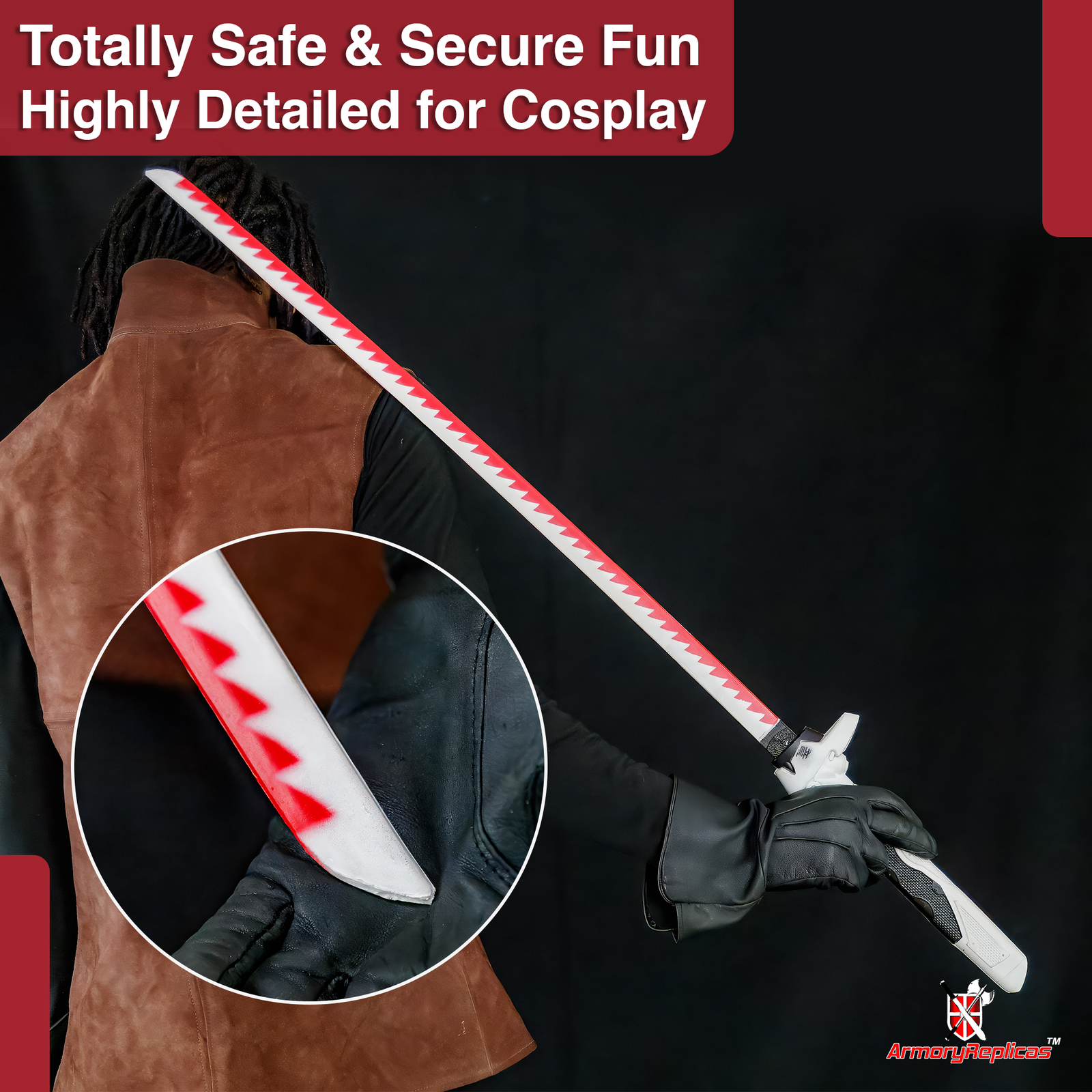 Cyborg Dragon Polyurethane FOAM Katana | Replica Sparrow Watcher Ninja Sword
