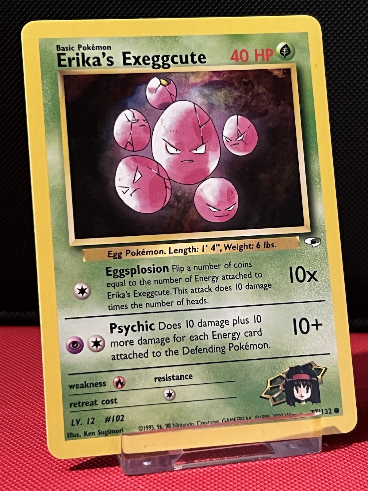 Pokemon TCG Erika’s Exeggcute Gym Heroes 77/132 Regular