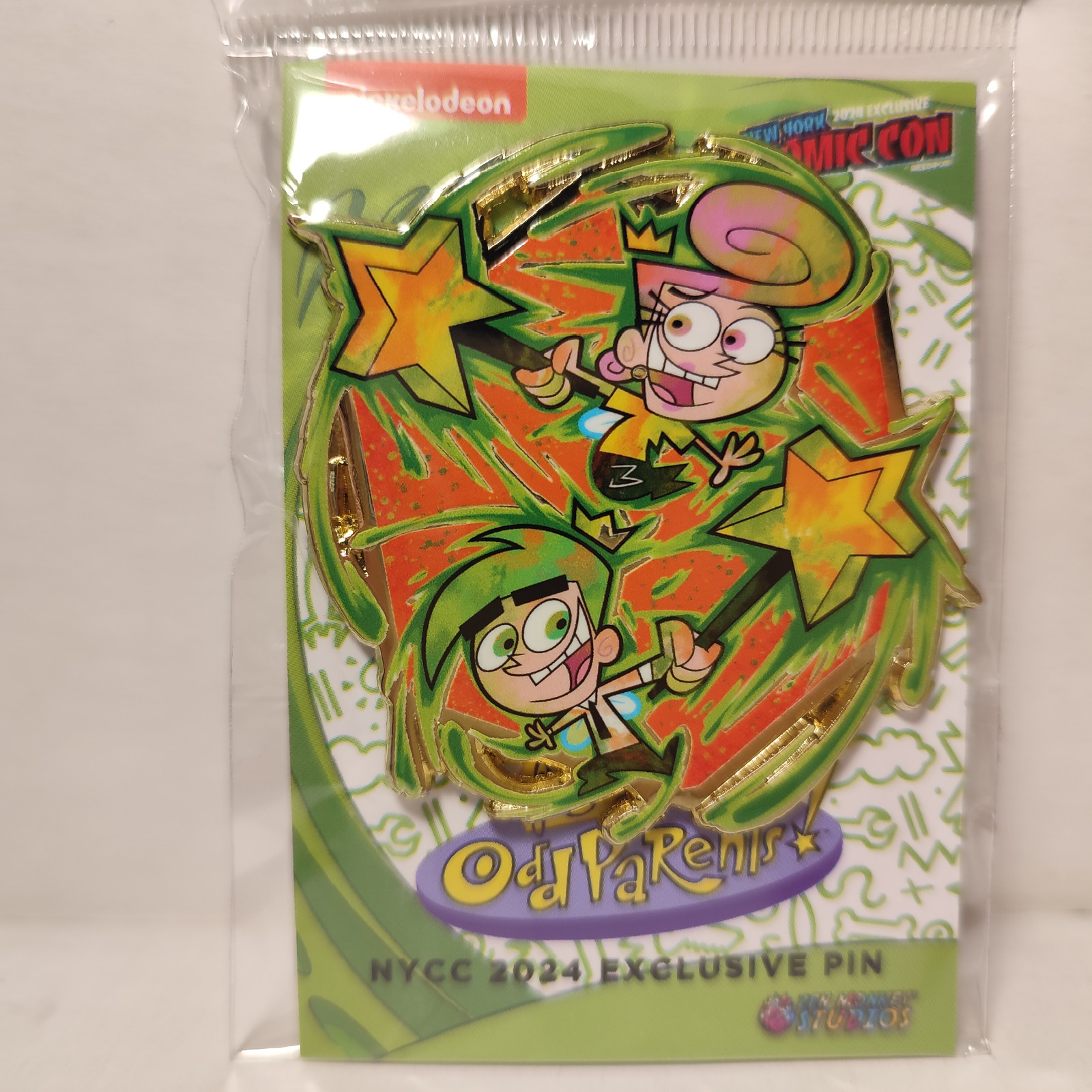 The Fairly Odd Parents Painterly Series Enamel Pin Official Nickelodeon Badge