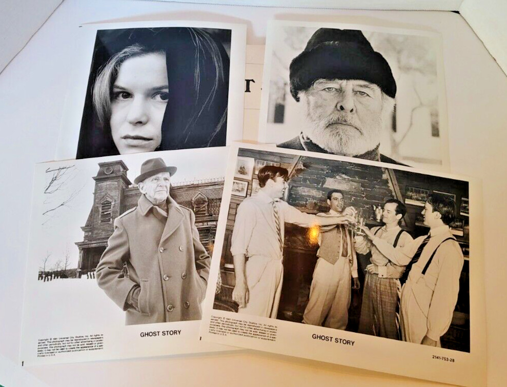 Vtg 1981 Press Release Kit Complete Fred Astaire in “Ghost Story” 11 Photos MCA