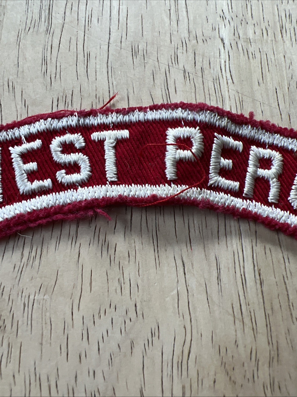 Vintage BSA West Peru community patch