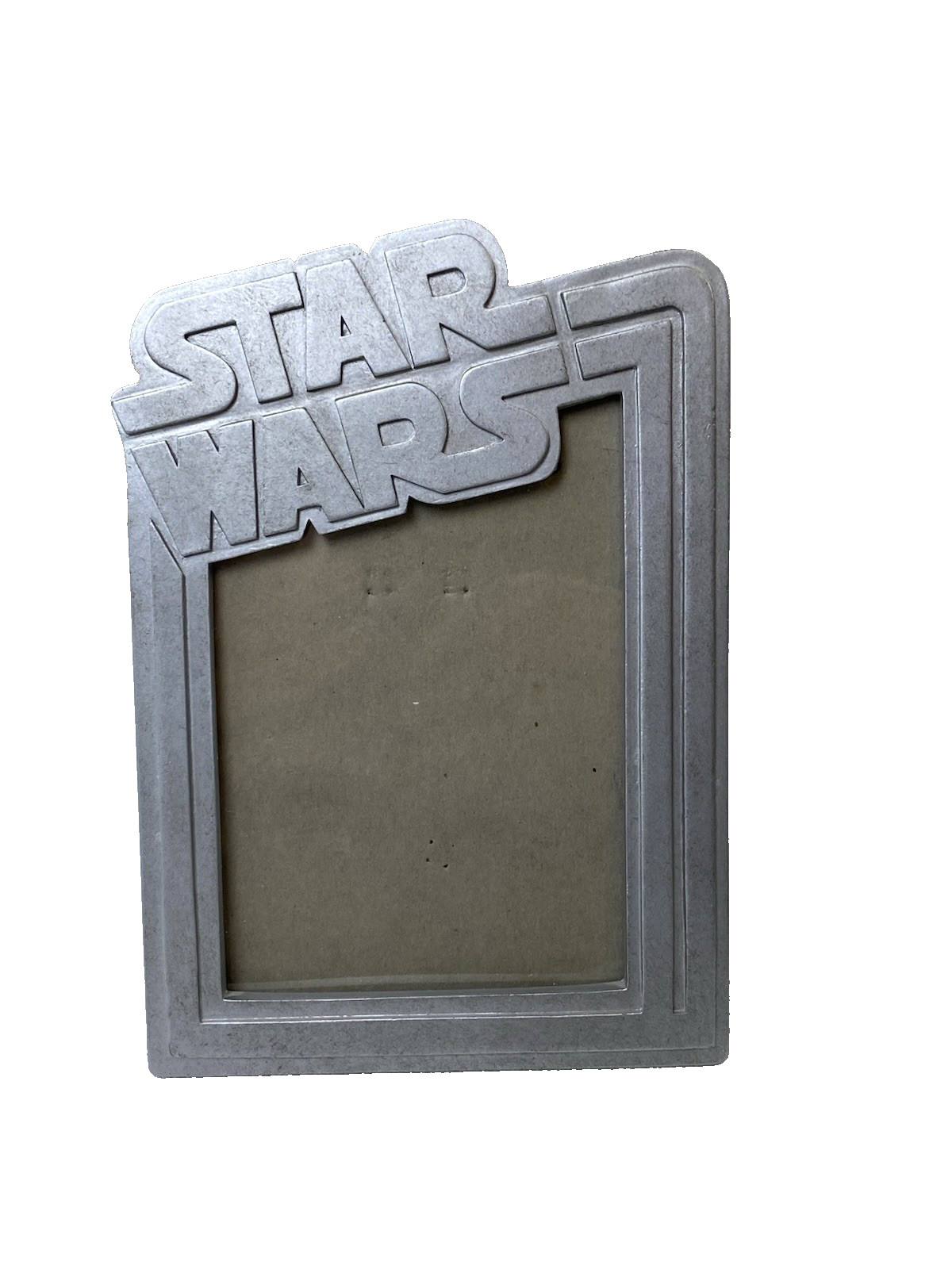 Disney Parks STAR WARS 4×6 Photo Frame Resin Silver Gray Color Souvenir Picture