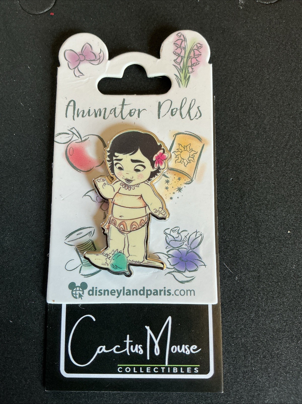 DLP Disney Animators’ Collection 2018 Series 1 – Baby Moana and Blue Shell Pin