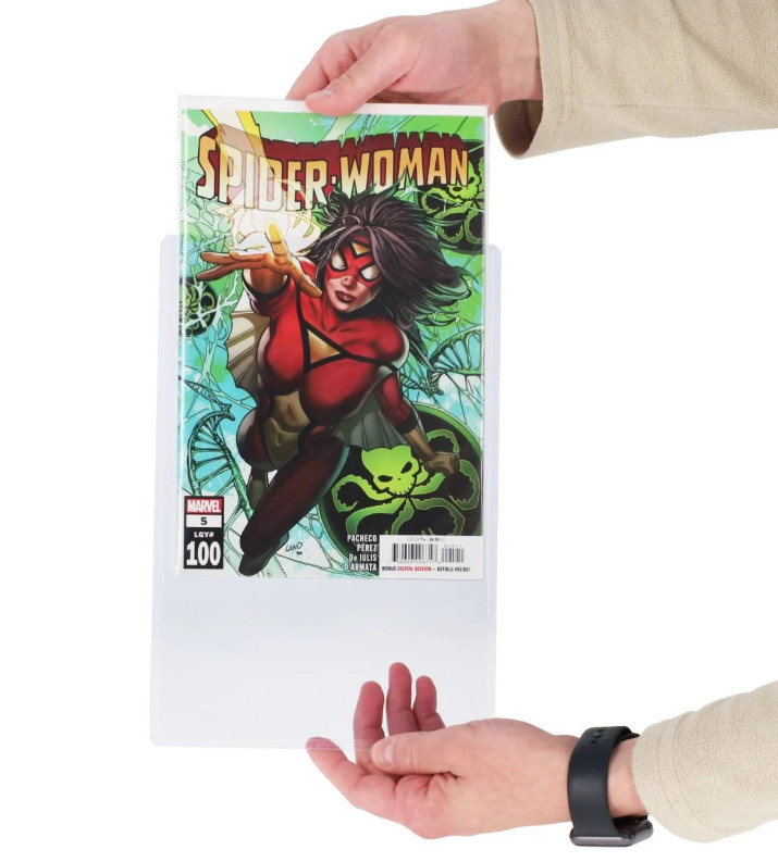 BCW (New) 5 Pack – Comic Book Top Loader – Current/Modern Rigid PVC Holder
