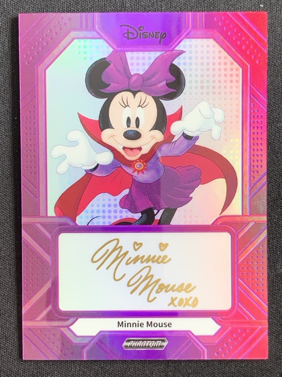 Minnie Mouse 2025 Kakawow Phantom Disney Signature Purple /115 #PD-SIP-02