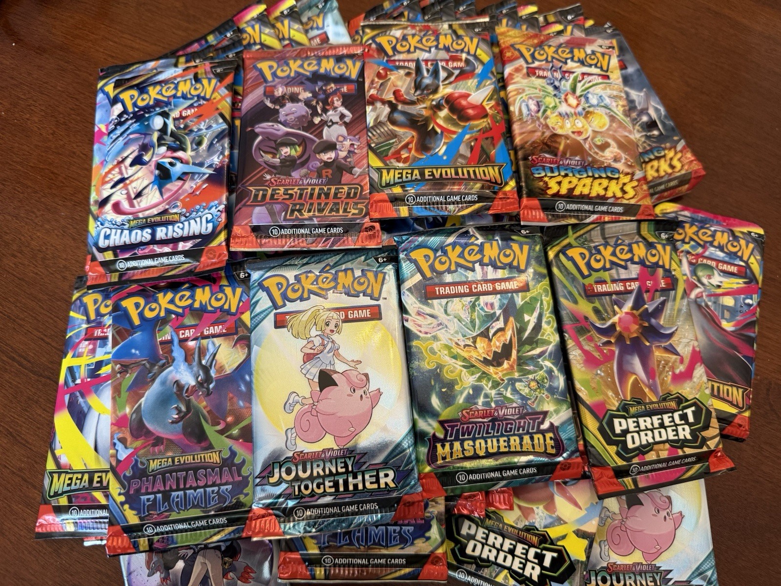 Pokemon Booster Pack Ascended Phantasmal Destined Journey Surging Chaos Perfect