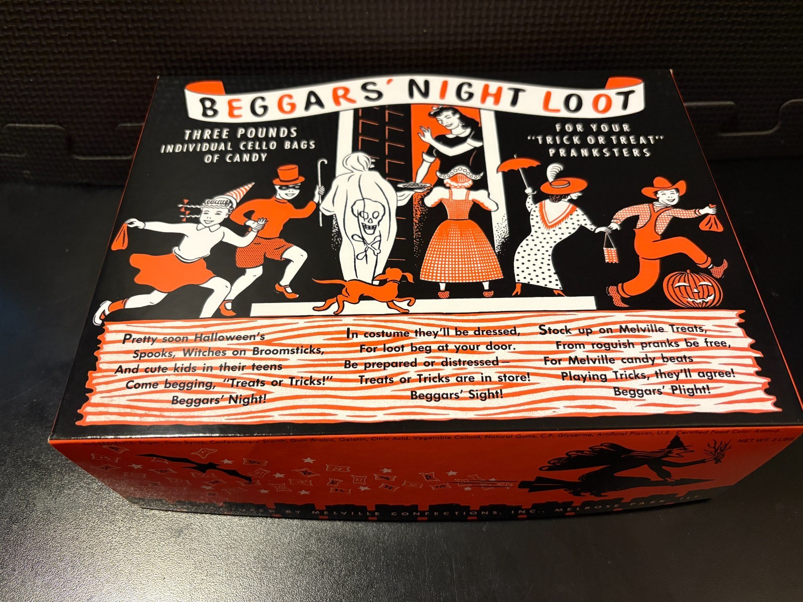 1940’s Beggars Night Loot (Halloween) – Empty custom design display box