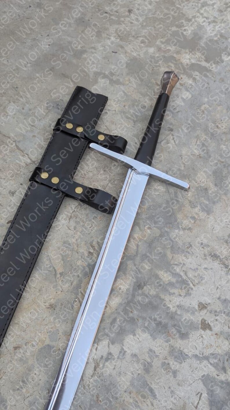 Ronin Katana Sword – Medieval Two Handed Saber – 1075 High Carbon / with strap