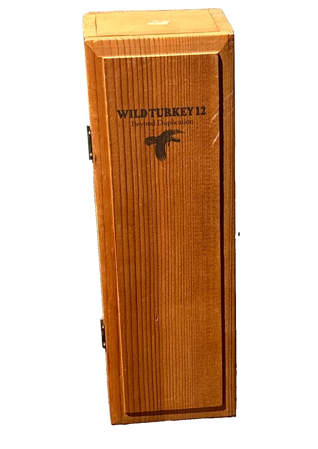 Vintage Wild Turkey 12 Year Bourbon Beyond Duplication Wood Presentation Box