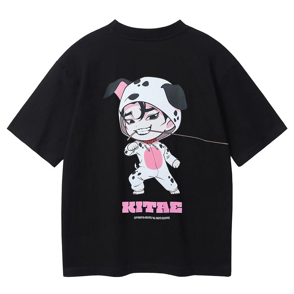 LOOKISM OFFICIAL GOODS MD SD SHORT SLEEVE T-SHIRT [KIM KITAE/김기태] Round Tee